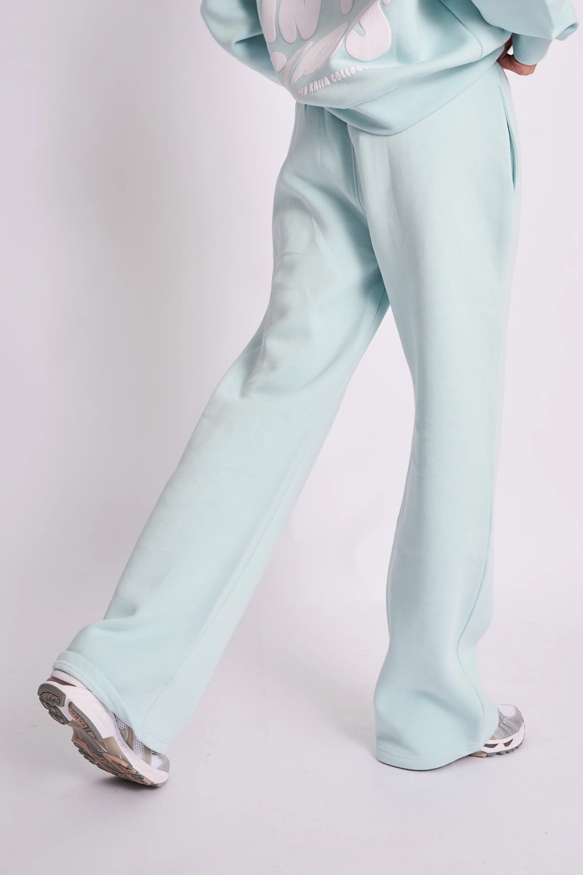 Kaiia Star Wide Leg Joggers Mint - Image 3