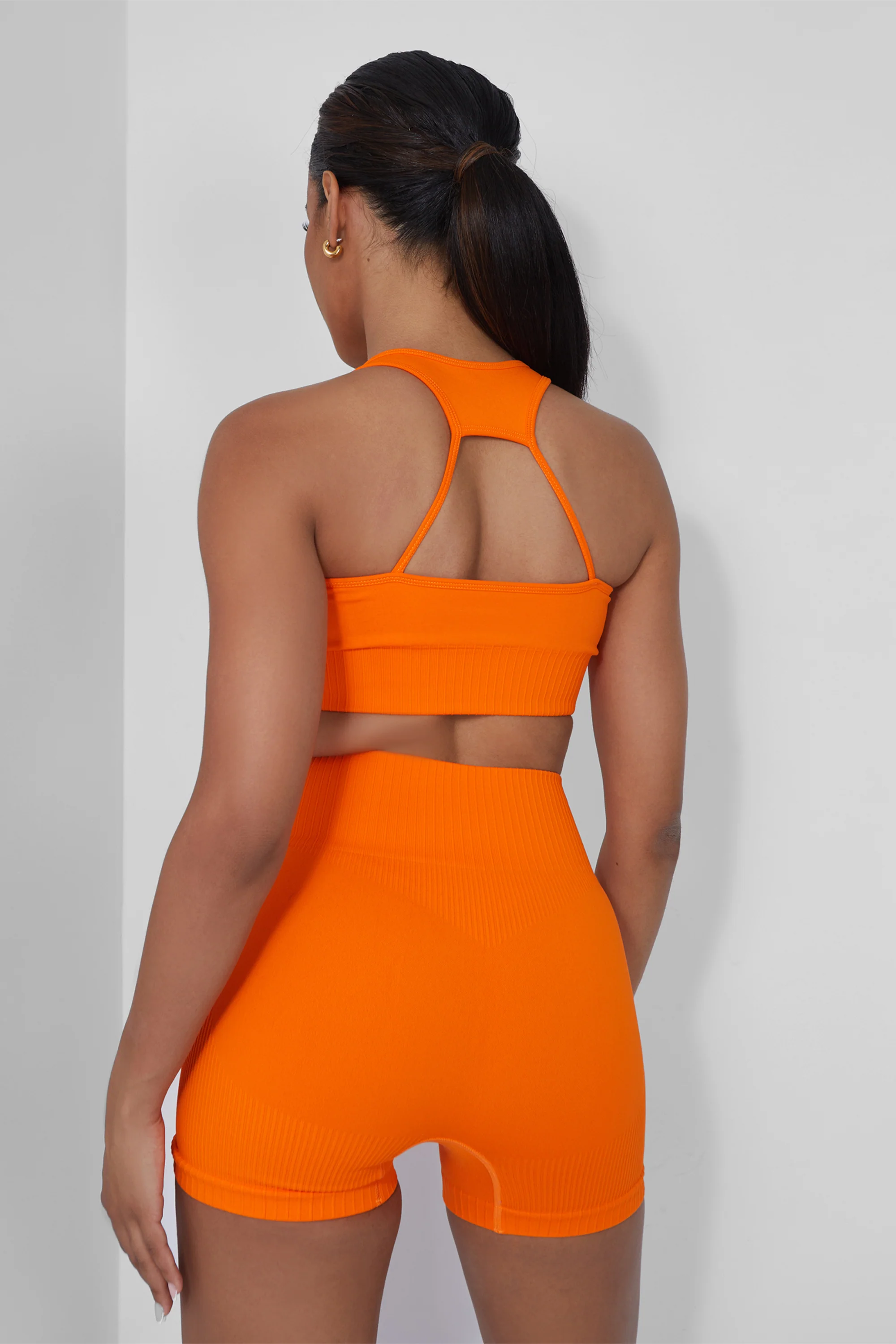 Seamless Bralet Orange - Image 5