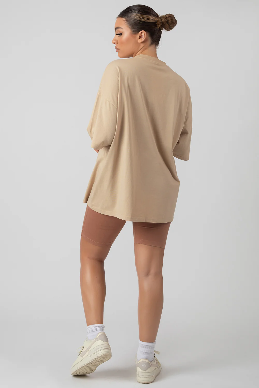 TONAL EMBROIDERED TEE STONE - Image 4